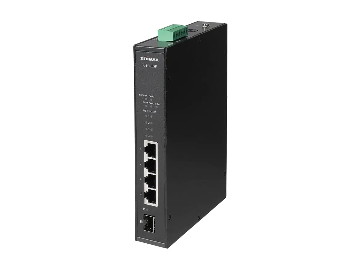 Edimax IGS-1105P - Switch - 4 x 10/100/1000 (PoE+)