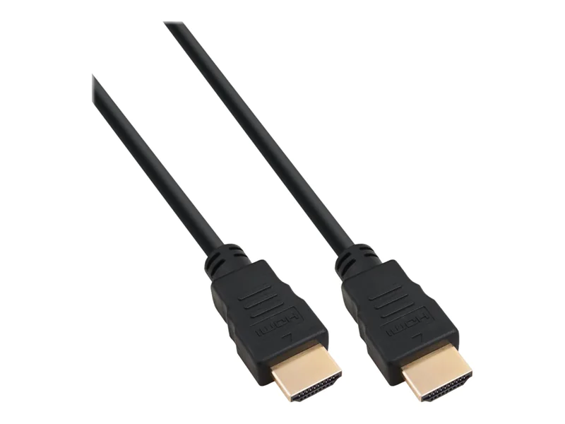 InLine Ultra High Speed HDMI-Kabel - HDMI (M) bis HDMI (M) - 2 m - Schwarz - 17902A