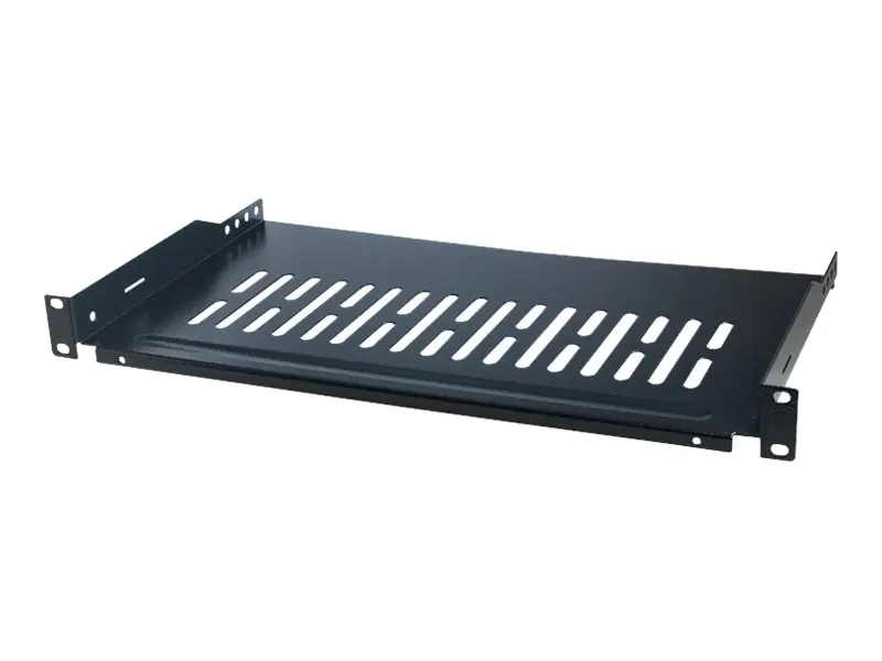 LogiLink Rack - Regal - Schwarz, RAL 9005 - 1U - 48.3 cm (19") SF1C35B