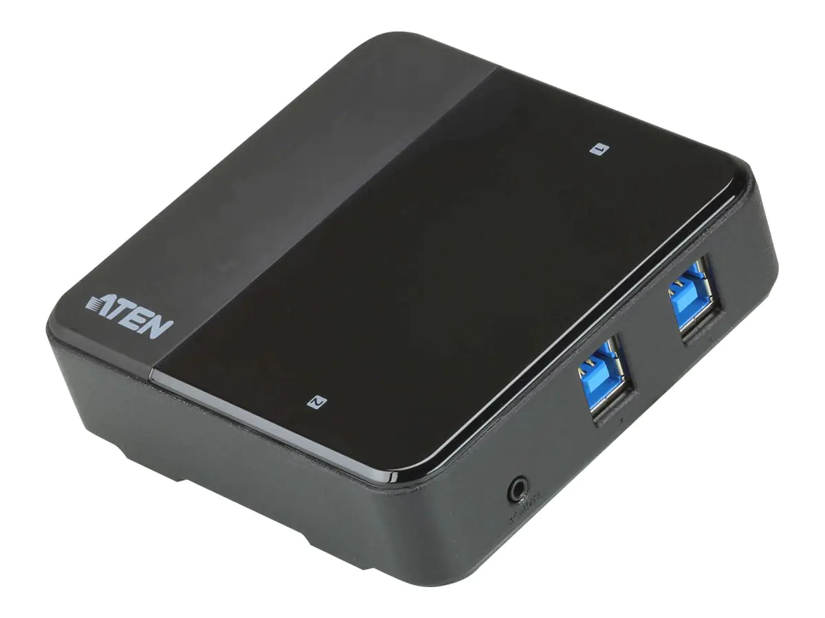 ATEN US3324 2 x 4 USB 3.1 Gen1 Peripheral Sharing Switch - USB-Umschalter für die gemeinsame Nutzung von Peripheriegeräten - 4 x USB 3.1 Gen 1 - Desktop