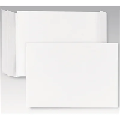 POSTHORN Faltentasche DIN C4 229 x 324 mm (B x H) ohne Fenster 120g/m² mit Haftklebung Kraftpapier weiß 200 St./Pack.