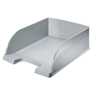 Leitz Briefablage Jumbo Plus 52330084 DIN A4 PS silber