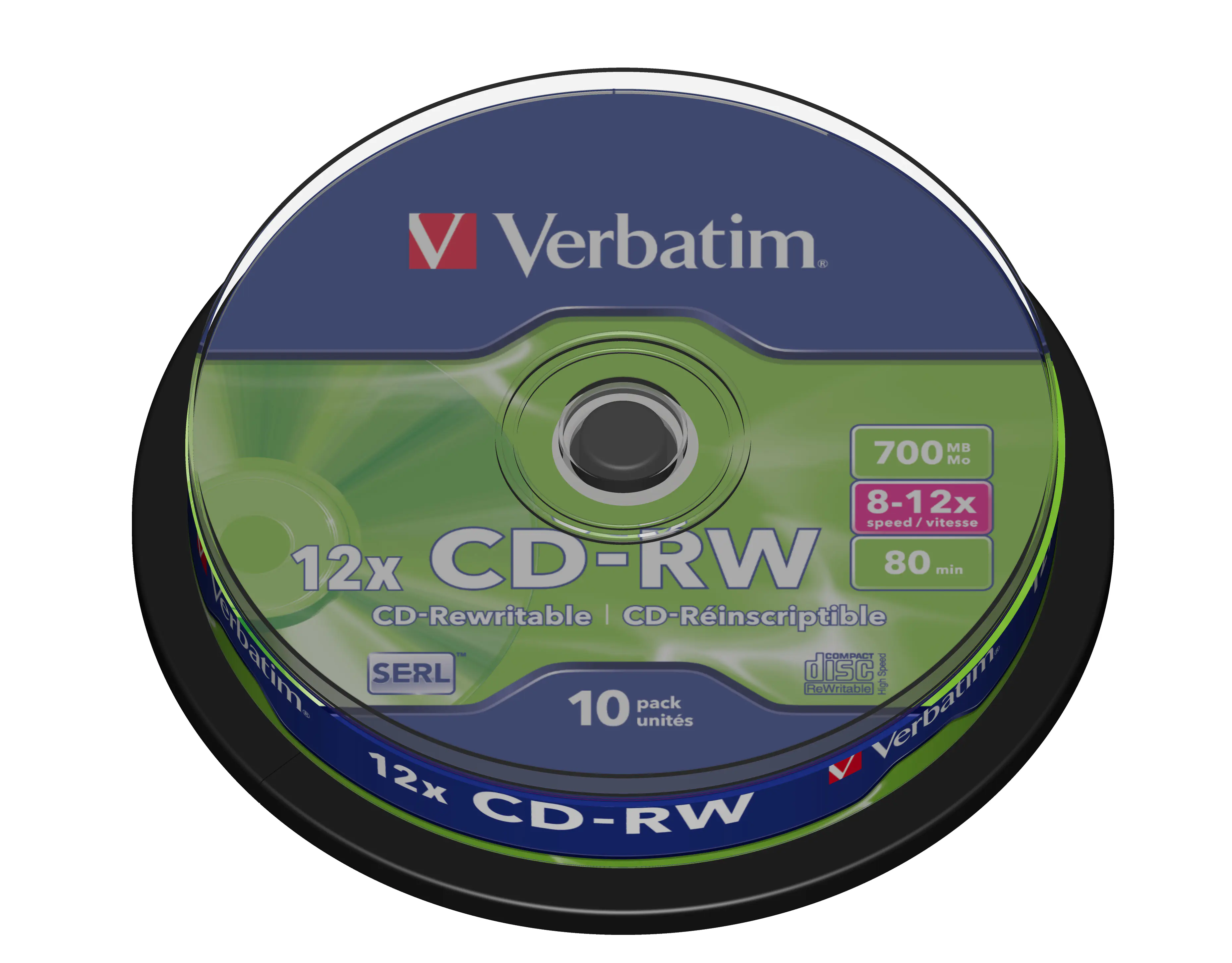 Verbatim DataLifePlus - 10 x CD-RW - 700 MB 8x - 12x