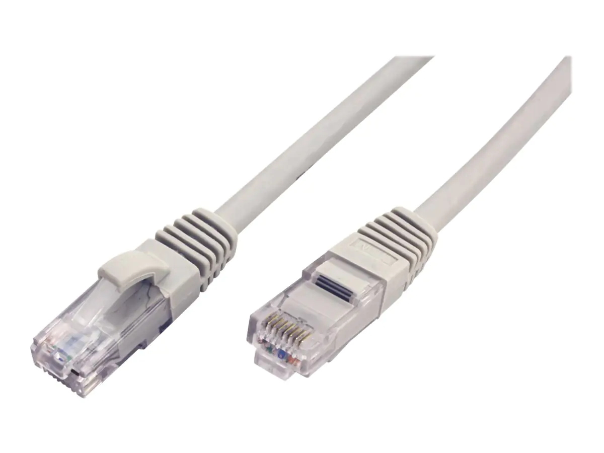 VALUE - Patch-Kabel - RJ-45 (M) bis RJ-45 (M) - 1.5 m - UTP - CAT 6a - geformt - Grau, RAL 7044