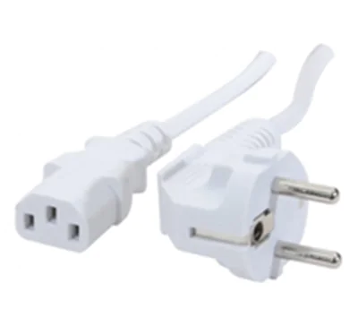 exertis Connect EXC 808076 - 0,6 m - C13-Koppler - CEE7/7 - 10 A - Weiß