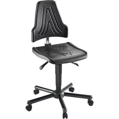meychair Arbeitsdrehstuhl Workster Pro W19 XXL ca. 48-61cm Stahl, pulverbeschichtet schwarz