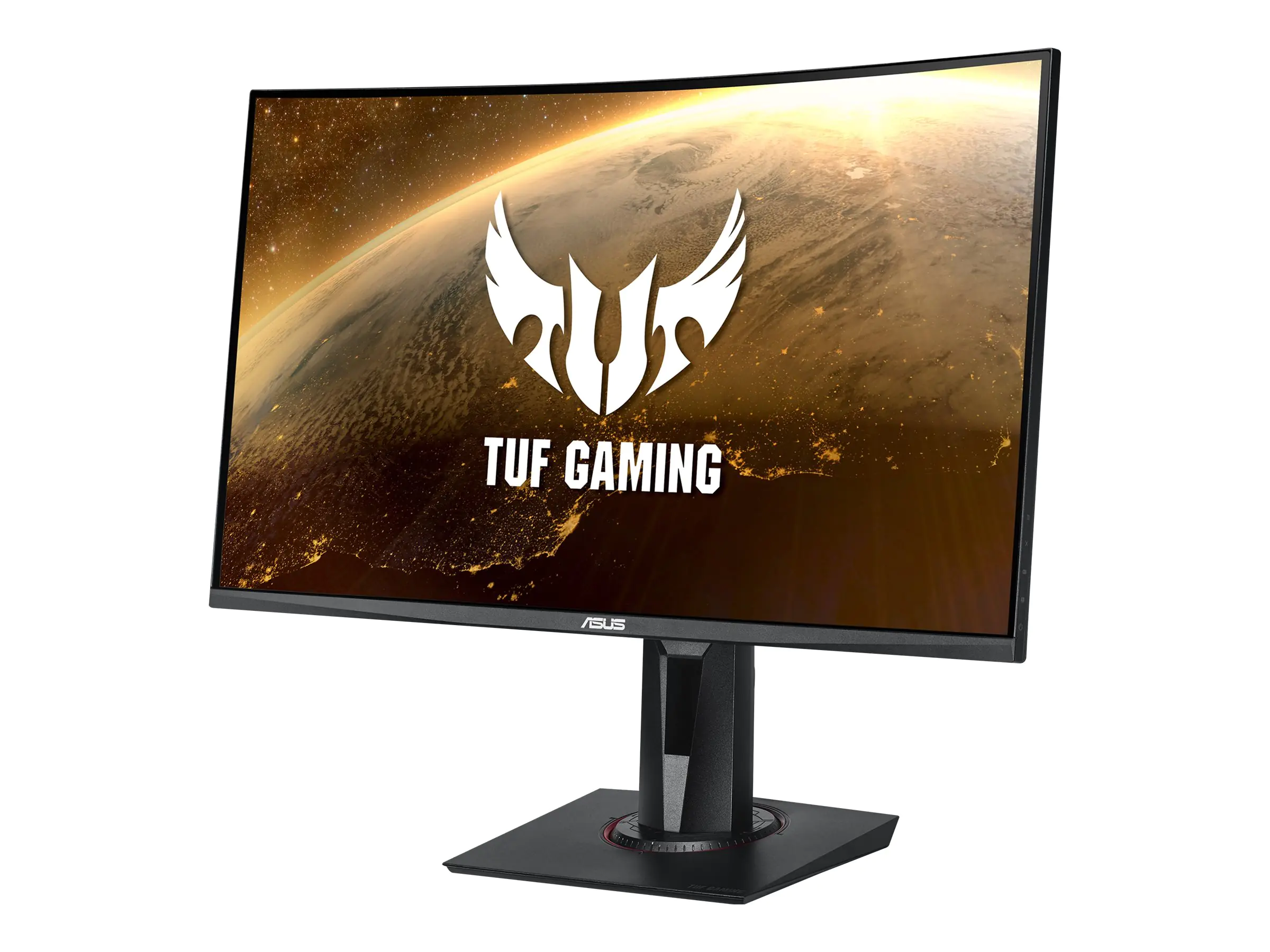 ASUS TUF Gaming VG27VQ - LED-Monitor - Gaming - gebogen - 68.6 cm (27") - 1920 x 1080 Full HD (1080p) @ 165 Hz - VA - 400 cd/m² - 3000:1 - HDR10 - 1 ms - HDMI, DVI-D, DisplayPort - Lautsprecher - Schwarz