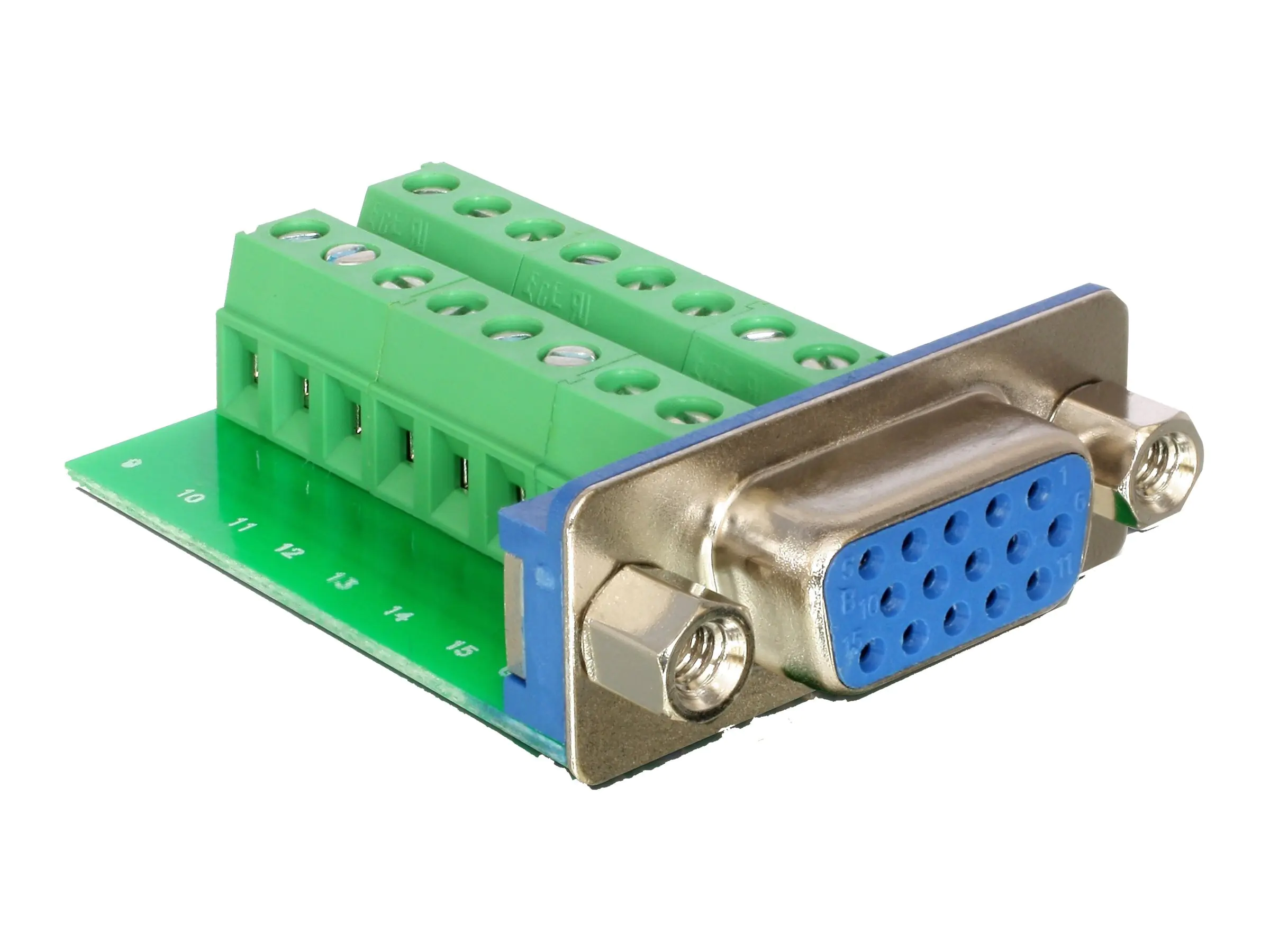 Delock - VGA-Adapter - HD-15 (VGA) (W) zu Klemmleiste