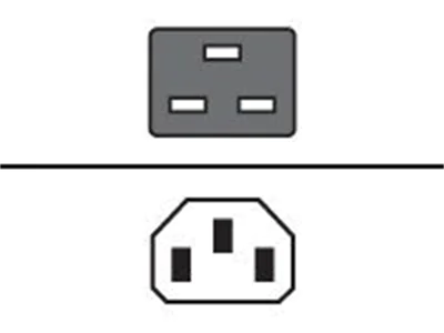 Eaton - Stromkabel - IEC 60320 C19 zu IEC 60320 C14 - für MGE O.P.S. Pulsar STS 16