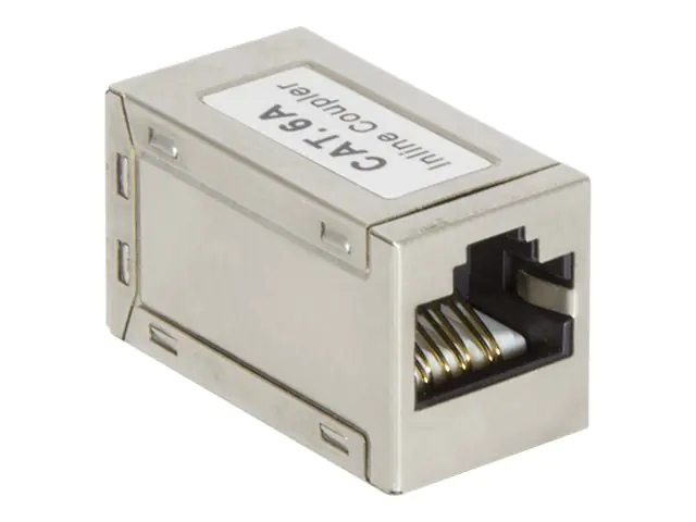 LogiLink Professional Inline - Netzwerkkoppler - RJ-45 (W) zu RJ-45 (W) - UTP - CAT 6a - weiß (Packung mit 1000)