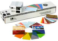 Zebra Color - Polyvinylchlorid (PVC) - 30 mil - Silver Metallic - CR-80 Card (85.6 x 54 mm) 104523-132