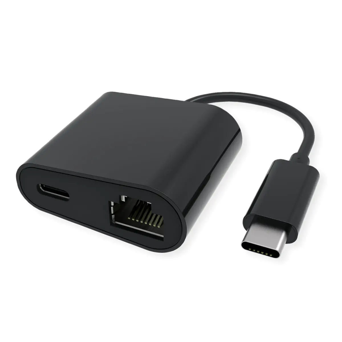 Value USB 3.2 Typ C Gigabit Ethernet Konverter+ 1x PD Port 100W - Digital/Daten