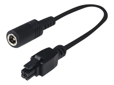 Teltonika - Netzteil - Gleichstromstecker 5,5 x 2,1 mm (W) zu 4-poliger Steckverbinder (3 mm Rastermaß) (M) - 10 cm - für Teltonika RUT200, RUT300, RUT360, RUT951, RUT956, RUTX12, RUTX14, TCR100, TSW100, TSW110