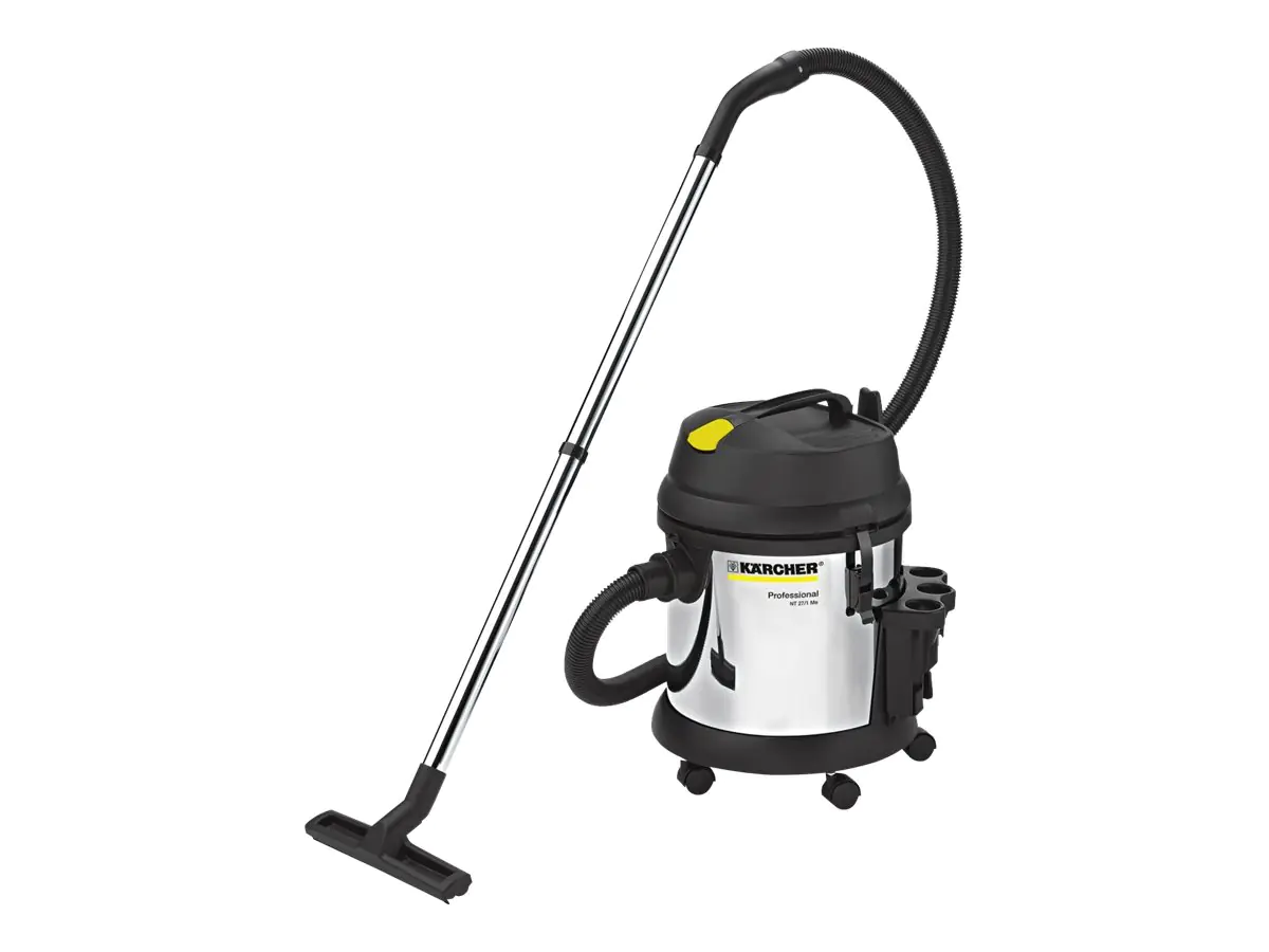 Kärcher Nass- und Trockensauger NT 27/1 Me Advanced 42 x 54 x 42 cm (B x H x T) 1.380W Netzbetrieb 2,5m inkl. Saugschlauch mit Krümmer, 2 x Saugrohr (2 x 55 cm), Nass-/Trockenbodendüse, Fugendüse, Papier-Patronenfilter, Papier-Filterbeutel