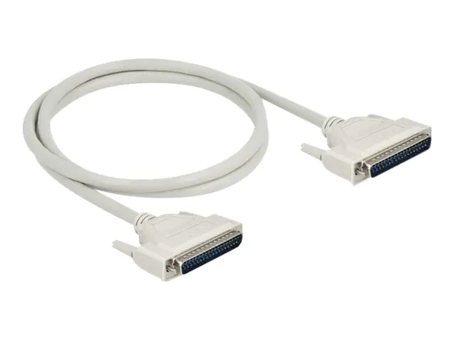 Delock - Kabel seriell - DB-37 (M) zu DB-37 (M) - 5 m - Daumenschrauben - beige