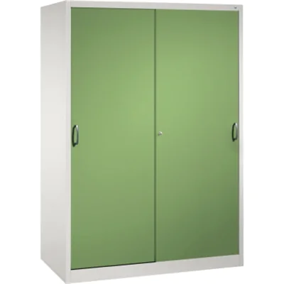 C+P Werkzeugschrank 216900S10098 Schiebetür 1950x1600x600mm lgr/rgn