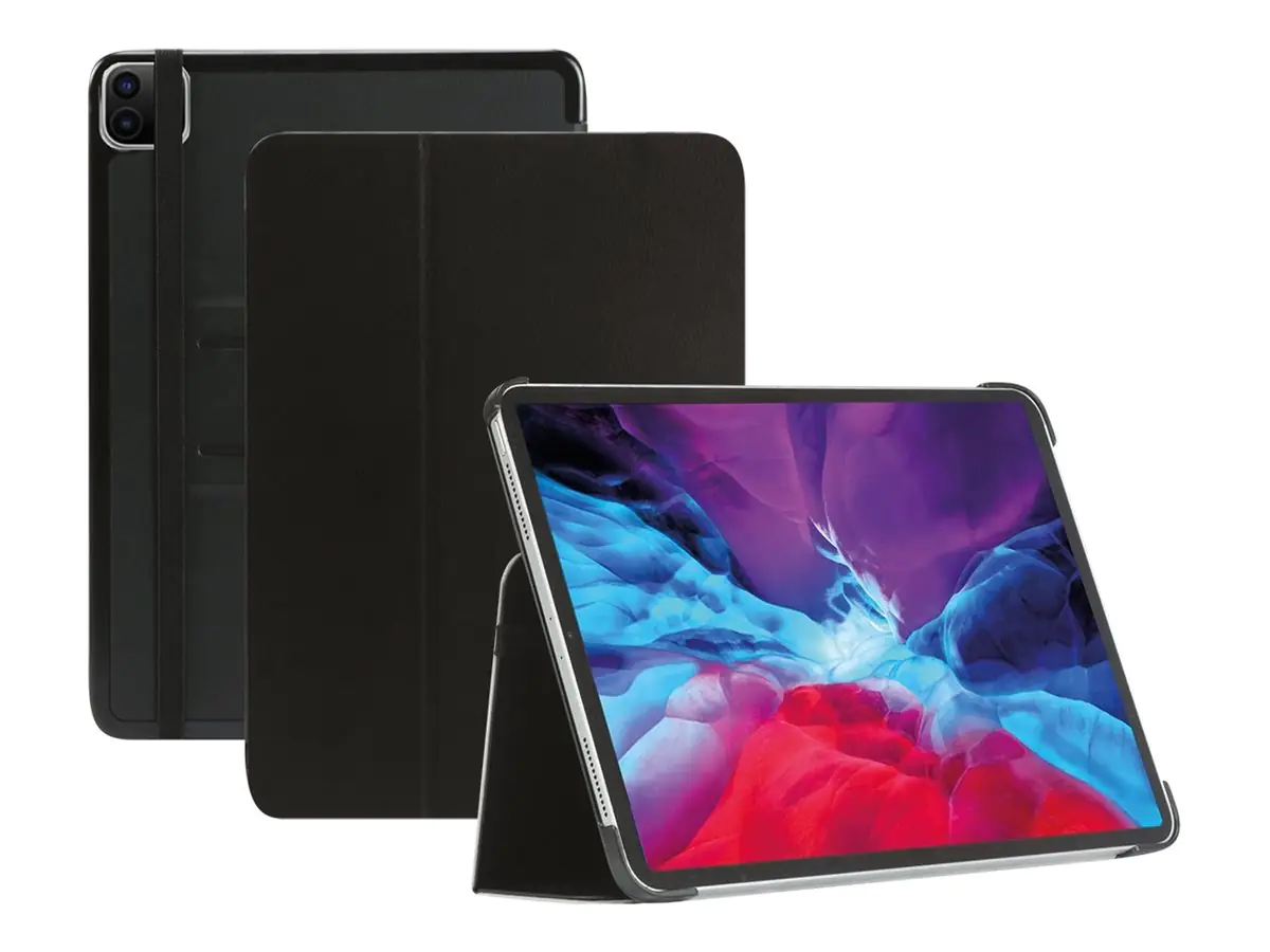 Mobilis C2 - Flip-Hülle für Tablet - Schwarz - für Apple 12.9-inch iPad Pro (4. Generation, 5. Generation, 6. Generation) 029026