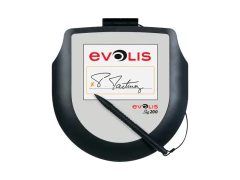 Evolis Sig200 Signature Pad Color 12.7cm 5'' Farbdisplay ST-CE1075-2-UEVL