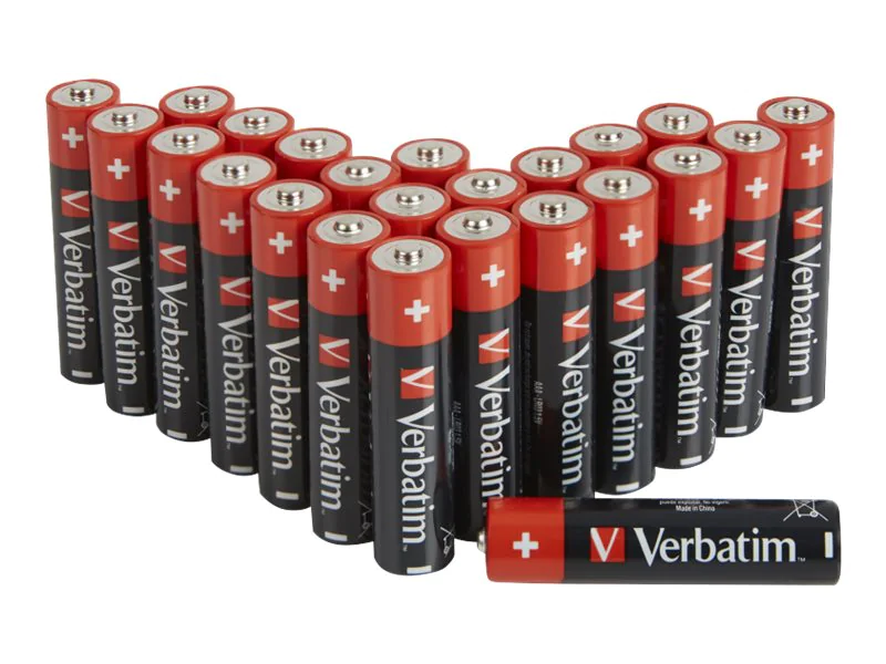 Verbatim Batterie 24 x AAA / LR03 - Alkalisch 49504