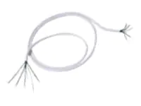 Bachmann - Bulk-Netzkabel - 2 m - weiß