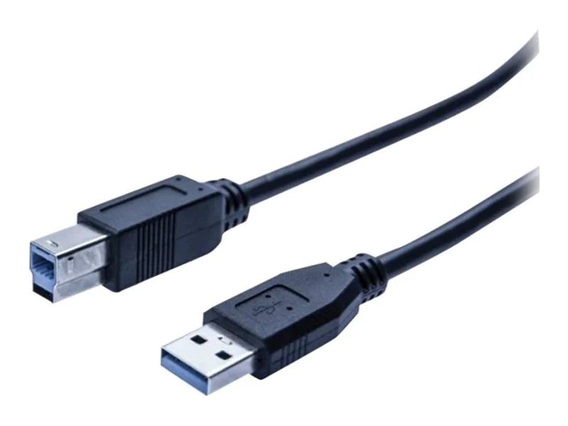 exertis Connect - USB-Kabel - USB Typ A (M) zu USB Type B (M) - USB 3.0 - 2 m - Schwarz