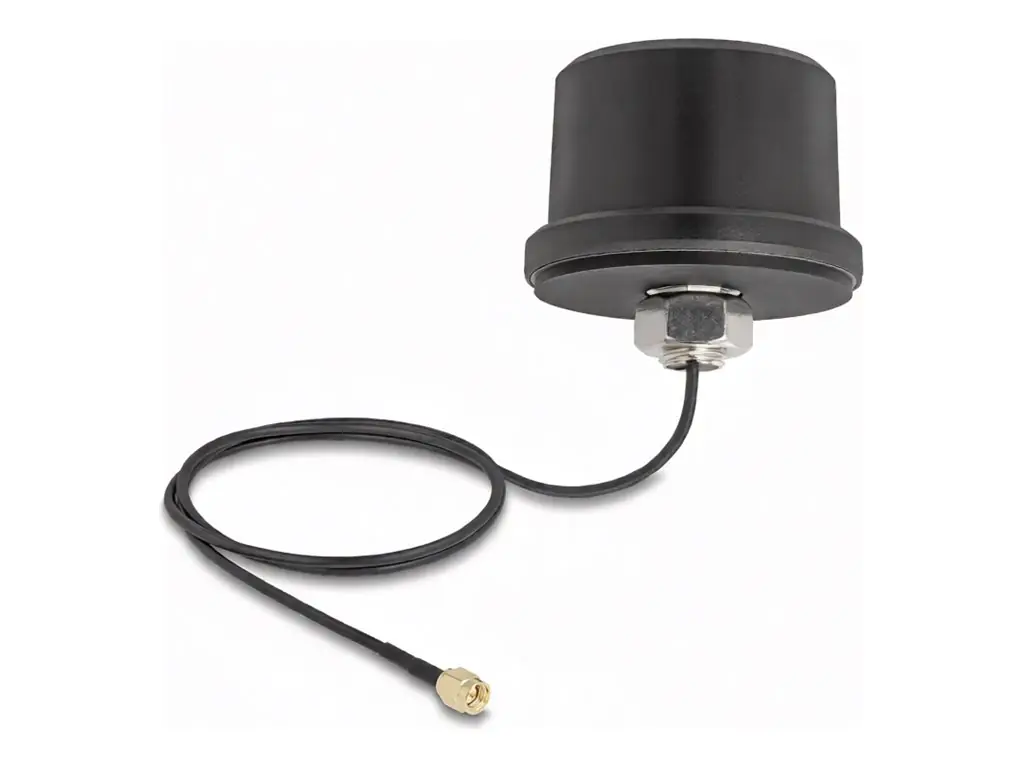 Delock Antenne - Zylinder - Mobiltelefon, Navigation, Wi-Fi, Bluetooth, IoT - 2.08 dBi (for
