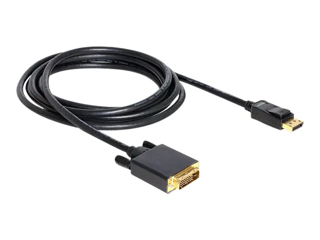 Delock - DVI-Kabel - DisplayPort (M) zu DVI-D (M) - 3 m - Daumenschrauben