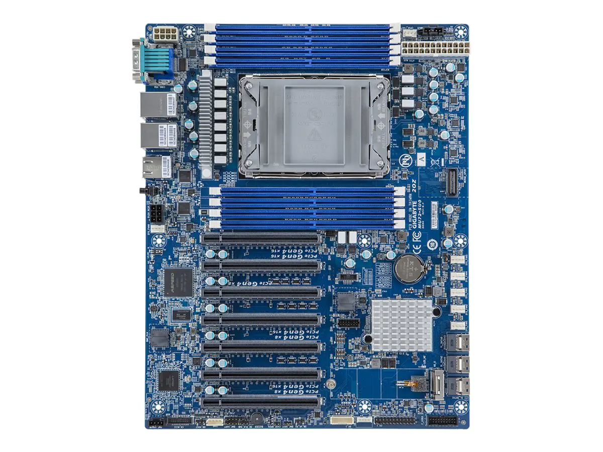 Gigabyte MU72-SU0 - 1.X - Motherboard - ATX - Socket P+ - C621A Chipsatz - USB 3.0 - 2 x Gigabit LAN - Onboard-Grafik