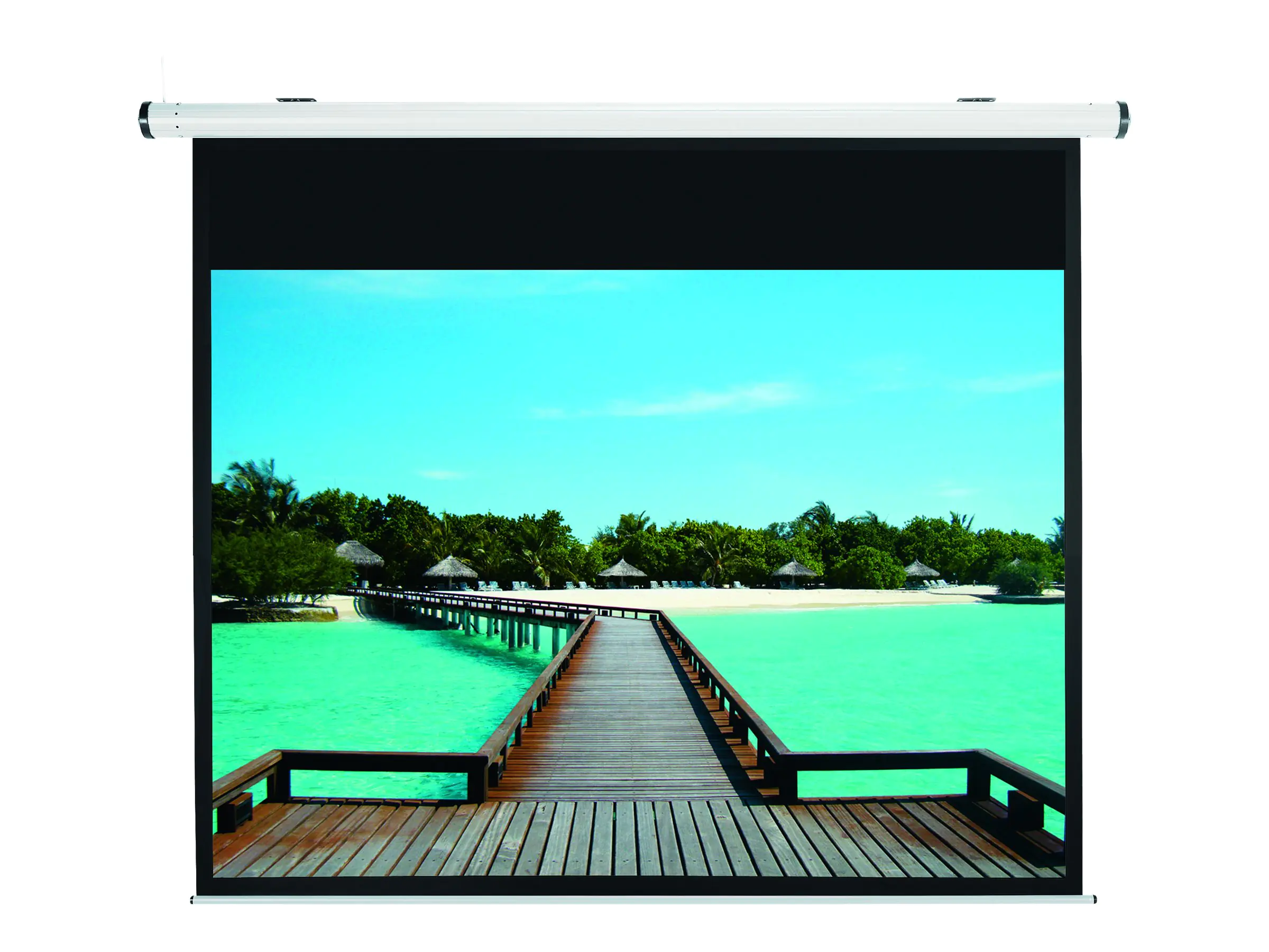 Medium Design-Roll Electric IR - Leinwand - Deckenmontage möglich, geeignet für Wandmontage -
