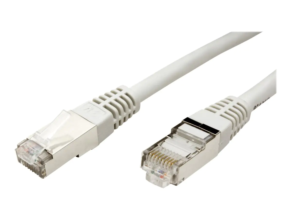 VALUE - Patch-Kabel - RJ-45 (M) zu RJ-45 (M) - 3 m - SFTP, PiMF - CAT 6e - geformt, verseilt - Grau