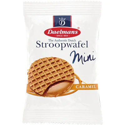 Daelmans Gebäck Stroopwafel Mini Karamell 200 x 8 g/Pack.