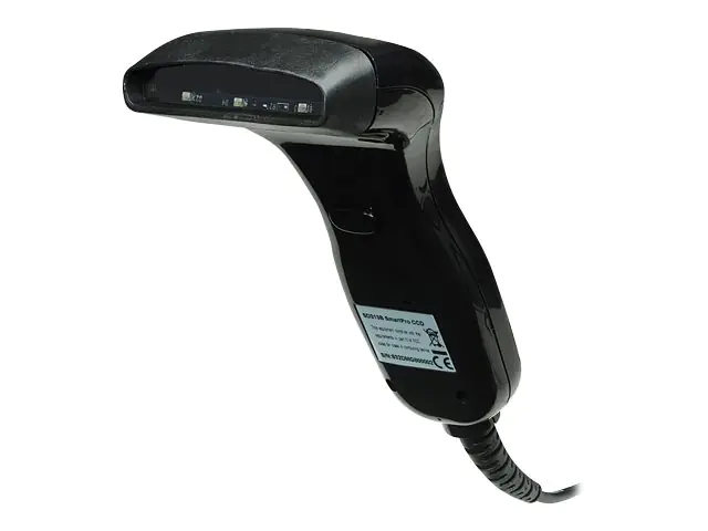 Manhattan Contact CCD Handheld Barcode Scanner, USB, 80mm Scan Width, Cable 152cm, Max Ambient Light: 3,000 lux (sunlight), Black, Three Year Warranty, Box - Barcode-Scanner - Handgerät - 120 Scans/Sek. - decodiert - USB