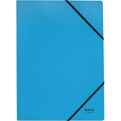 Leitz Eckspanner Recycle DIN A4 Karton, 100 % recycelt blau