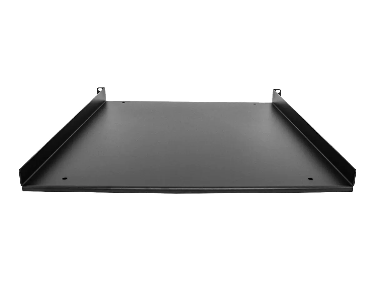 StarTech 1HE 19 Zoll Fachboden für netzwerk schrank - Freitragende Rack ablage für Serverschrank/Rack - Frontmontage - Belastbarkeit 25kg - 50cm tiefe Rackablage (SHELF-1U-20-FIXED-S) - Rack - Regal - 1U - 48.3 cm (19")