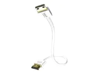 in-akustik Premium Mini XS - HDMI mit Ethernetkabel - HDMI (M) bis mini HDMI (M) - 5 m - Dreifachisolierung - weiß - 4K Unterstützung