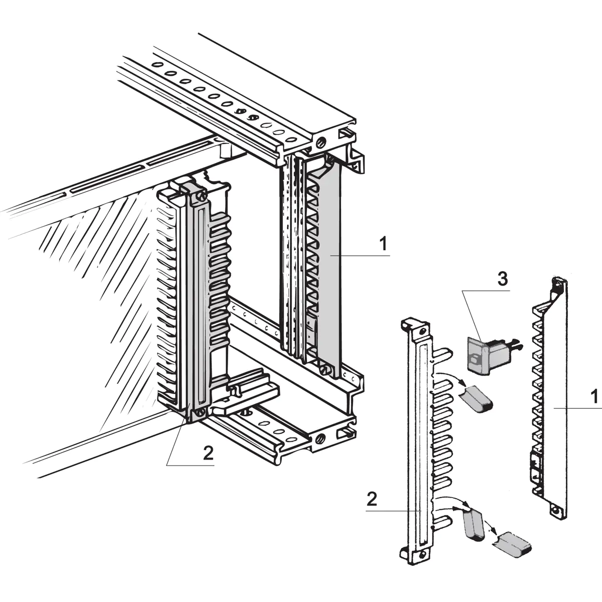 Schroff CODING STRIP
