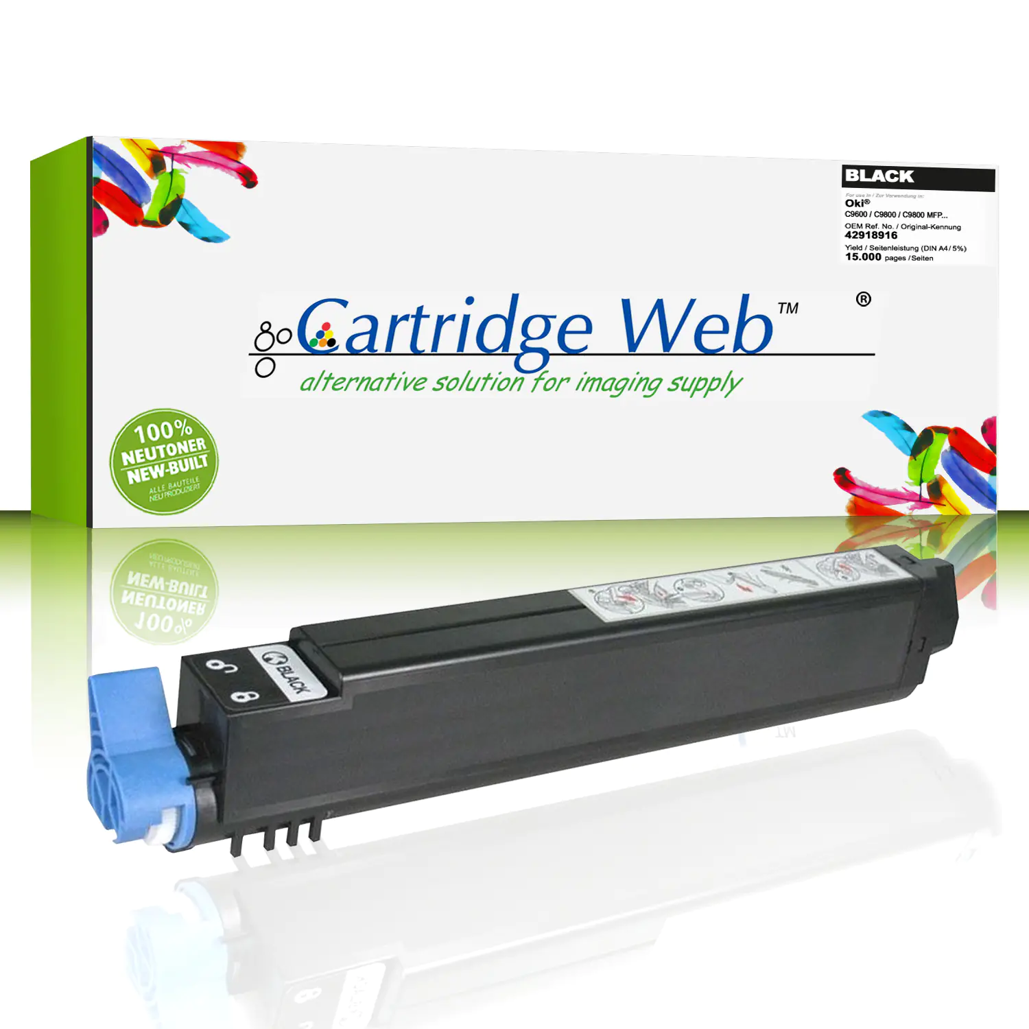 CartridgeWeb Toner kompatibel zu Oki 42918916 schwarz 15.000 Seiten