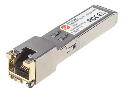 Intellinet Gigabit RJ45 Copper SFP Optical Transceiver Module, 1000Base-T (RJ-45) port, 100m, Equivalent to Cisco GLC-T, Three Year Warranty - SFP (Mini-GBIC)-Transceiver-Modul - GigE - 10Base-T, 100Base-TX, 1000Base-T - RJ-45 - bis zu 100 m