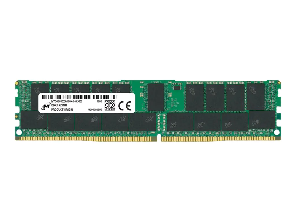 Micron - DDR4 - Modul - 16 GB - DIMM 288-PIN - 3200 MHz / PC4-25600 - CL22 - 1.2 V - registriert - ECC