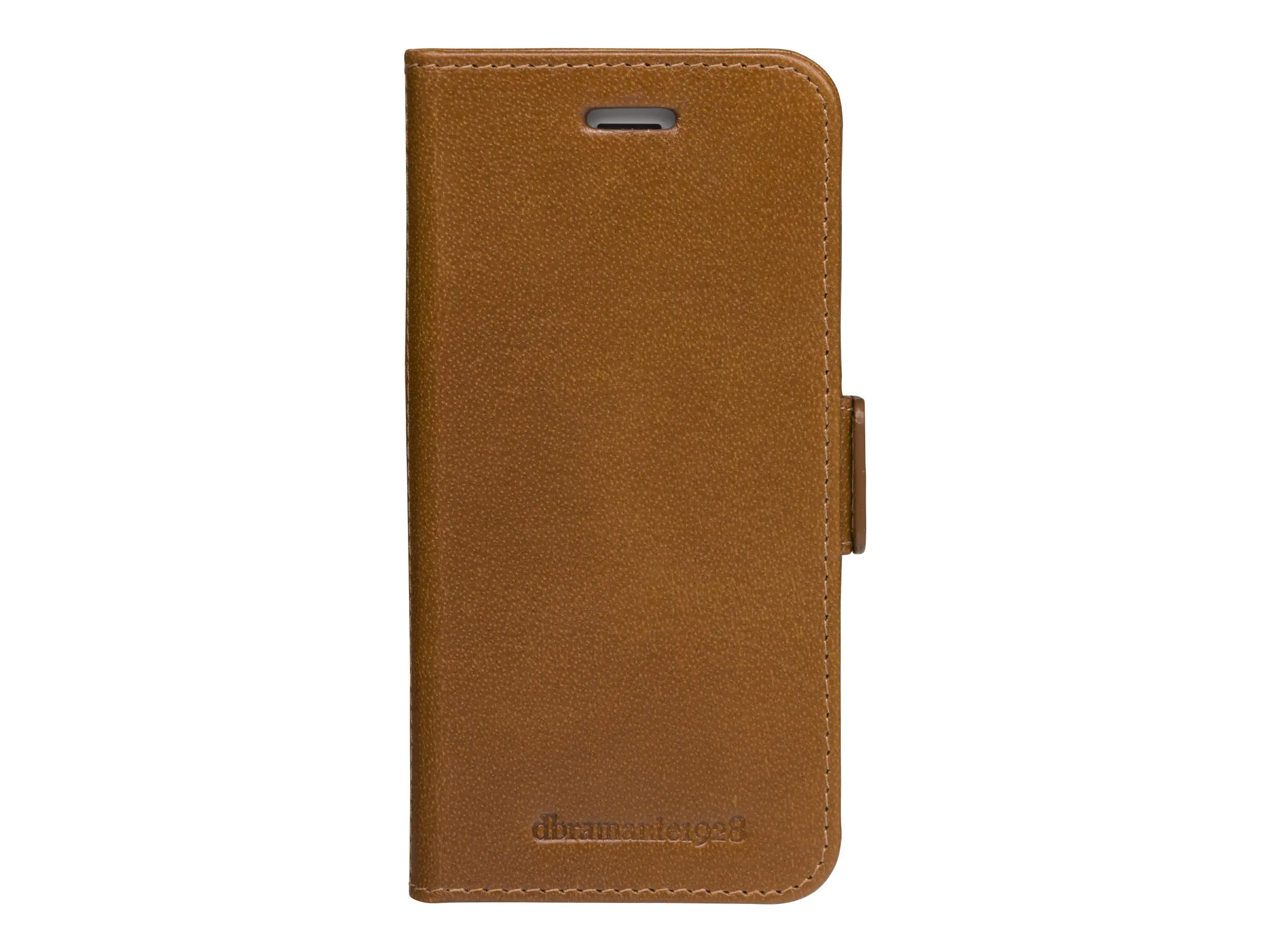 dbramante1928 Copenhagen Slim - Flip-Hülle für Mobiltelefon - genarbtes Leder - Hellbraun - für Apple iPhone 6, 6s, 7, 8, SE (2. Generation)