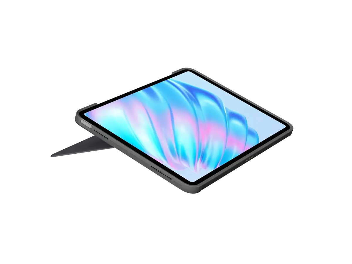 Logitech Combo Touch - Tastatur und Foliohülle - mit Trackpad - hintergrundbeleuchtet - Apple Smart