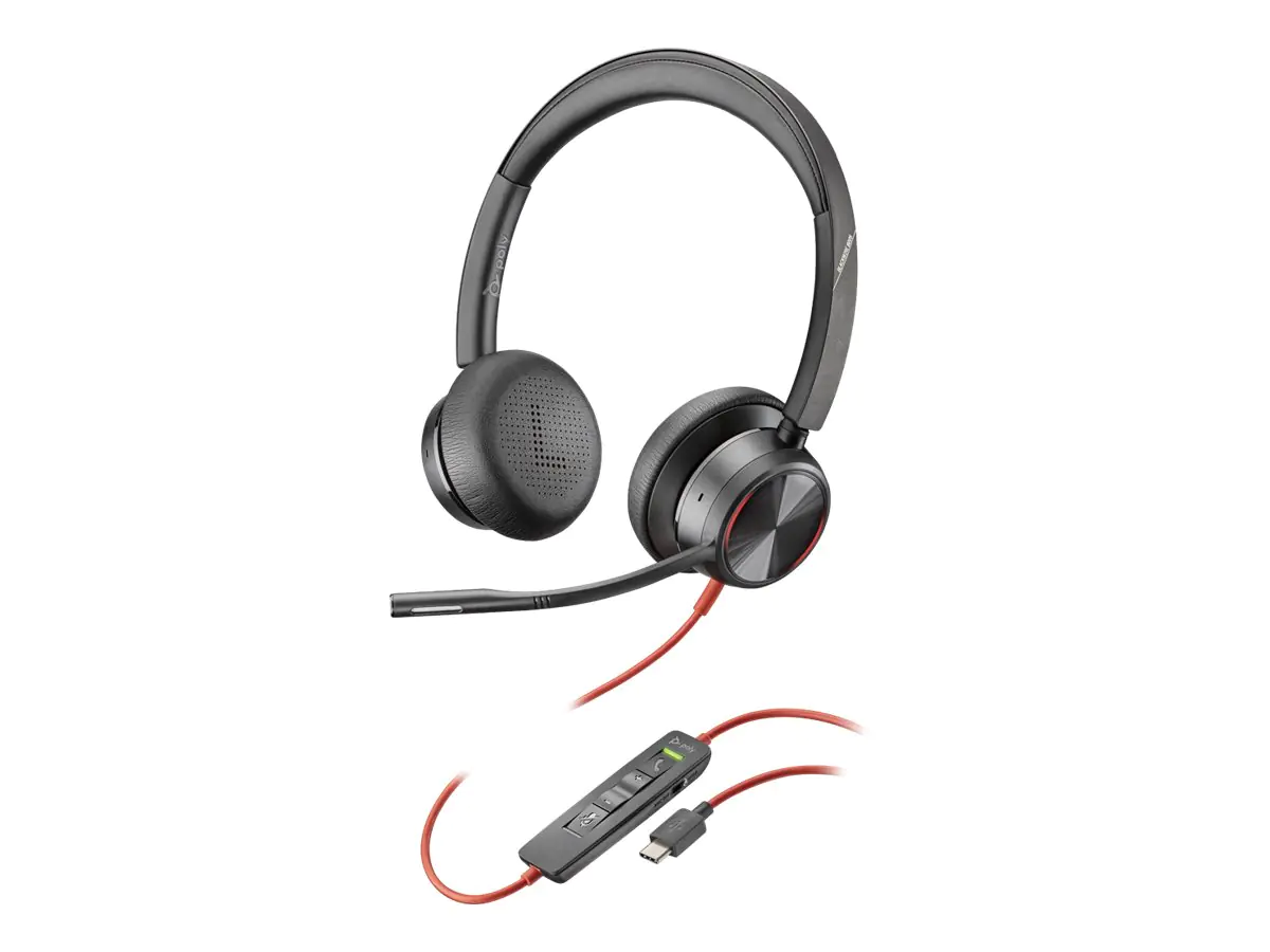 Poly Plantronics Blackwire 8225 - Headset - On-Ear kabelgebunden - USB-C - 214407-01