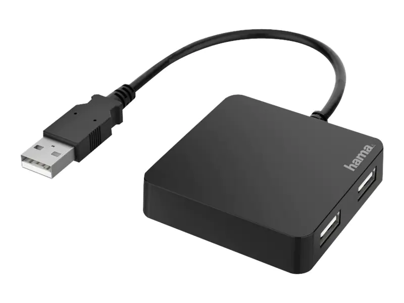 Hama Hub - 4 x USB 2.0 - Desktop 00200121