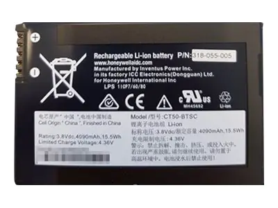 HONEYWELL CT50-BTSC - Handheld-Akku - Lithium-Ionen 318-055-013