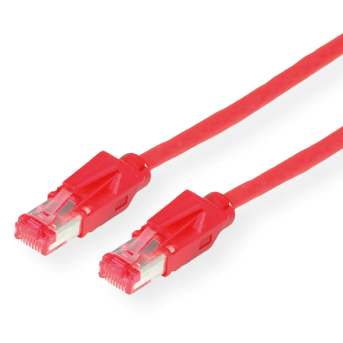 Dätwyler - Patch-Kabel - RJ-45 (M) zu RJ-45 (M) - 10 m - SSTP-Kabel - CAT 6 - halogenfrei - Rot
