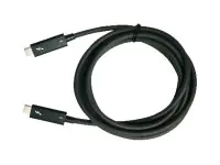 QNAP CAB-TBT315M-40G - USB-Kabel - 24 pin USB-C (M) zu 24 pin USB-C (M) - Thunderbolt 3 - 1.5 m - bi-direktional, aktiv, bis zu 40 Gbps Datentransferrate