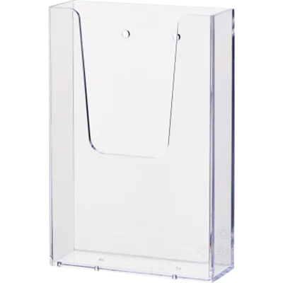 Helit Wandprospekthalter 1/3 DIN A4 1-Fach transparent H2350002