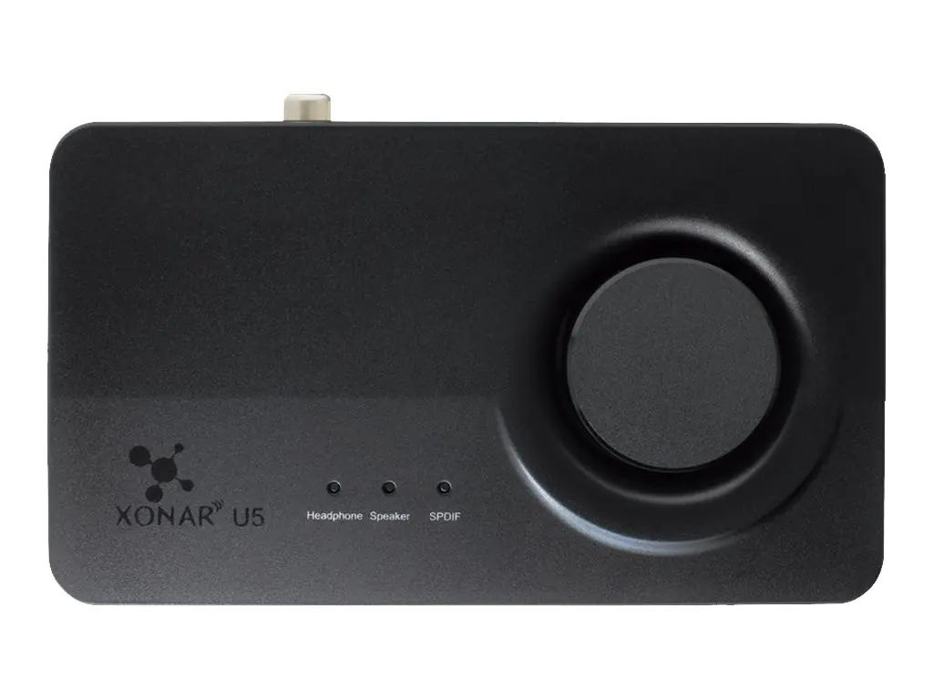 ASUS Xonar U5 - Soundkarte - 24-Bit - 192 kHz - 104 dB S/N - 5.1 - USB - CM6631A