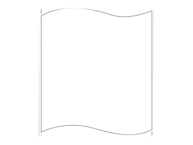 Zebra Z-Perform 1000D - Papier - seidig - permanenter Acrylklebstoff - unbeschichtet - 6,2 m