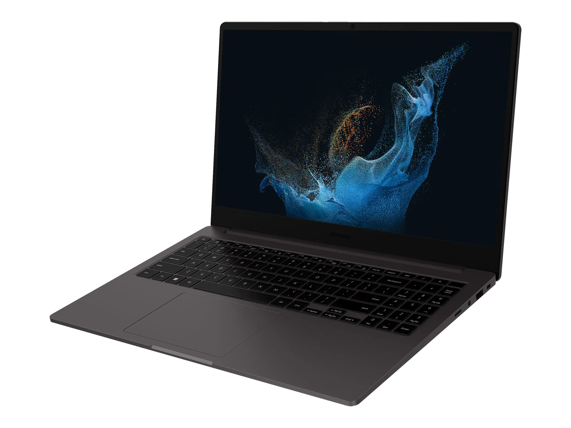 Samsung Galaxy Book2 - Intel Core i5 1235U / 1.3 GHz - Win 11 Pro - Iris Xe Graphics - 8 GB RAM - 256 GB SSD NVMe - 39.6 cm (15.6") 1920 x 1080 (Full HD) - Wi-Fi 6 - Graphite